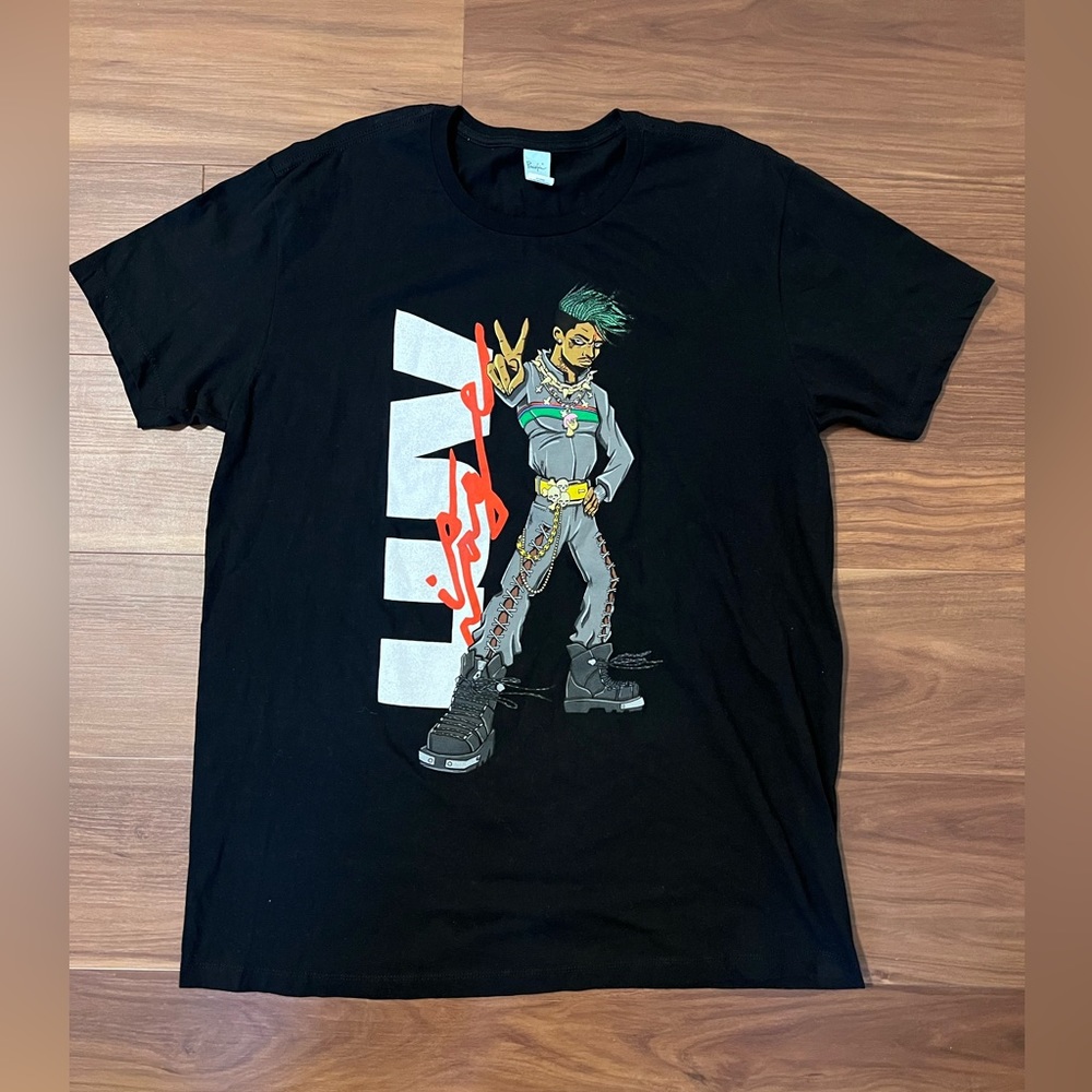 LIL UZI VERT ANIME T-SHIRT XL